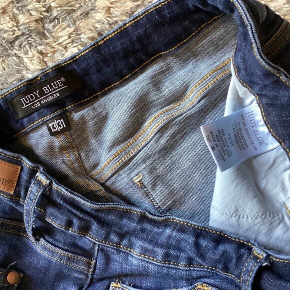 Judy Blue Skinny Fit Jeans High Rise Stretch Denim Women’s Size 13/31 - Picture 3 of 8